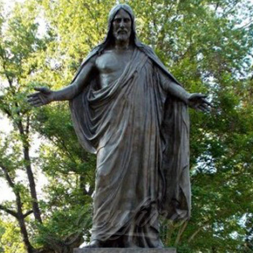 Art Bronze Religious statues of black Jesus around the world Christ for Garden Decor