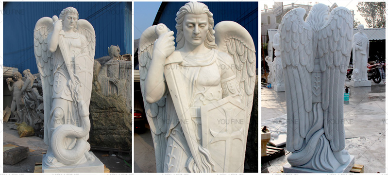 Religious statues of st michael statues design