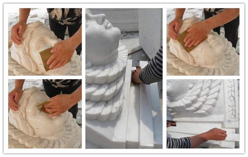 White Marble Saint Charbel Sculptures