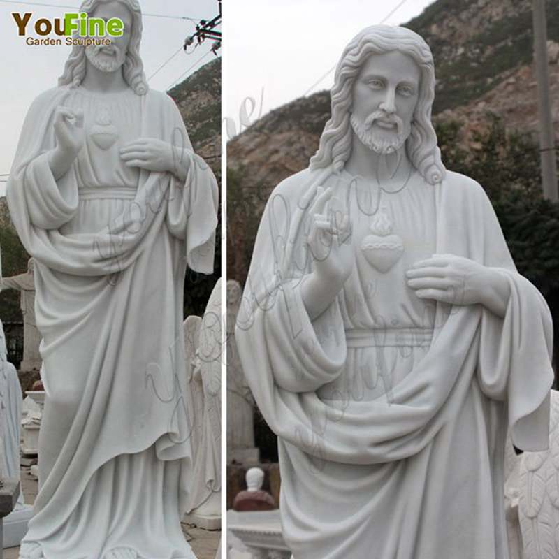 Custom Made Marble Jesus StatueCustom Made Marble Jesus Statue