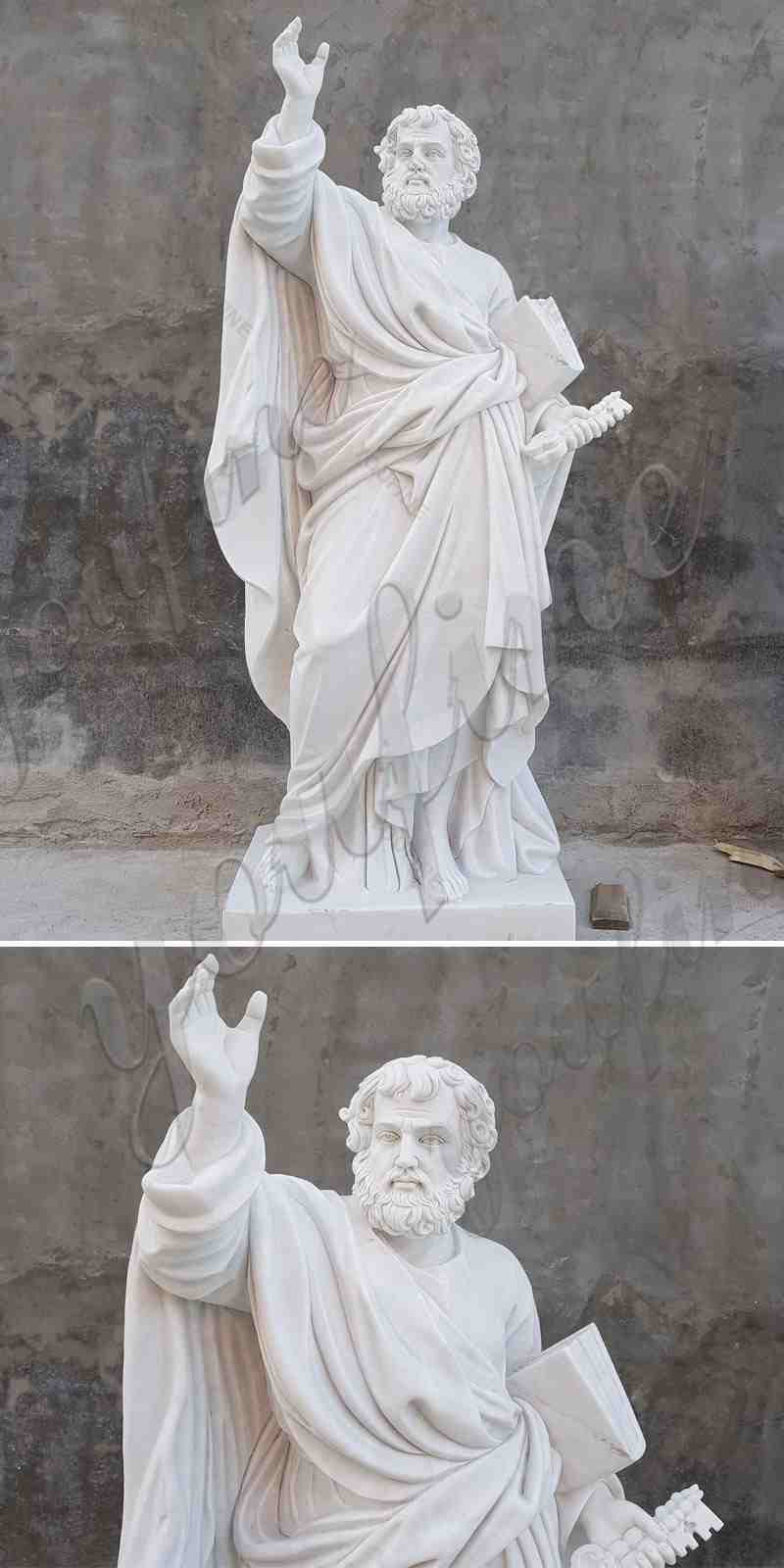 Marble Saint Peter Statue