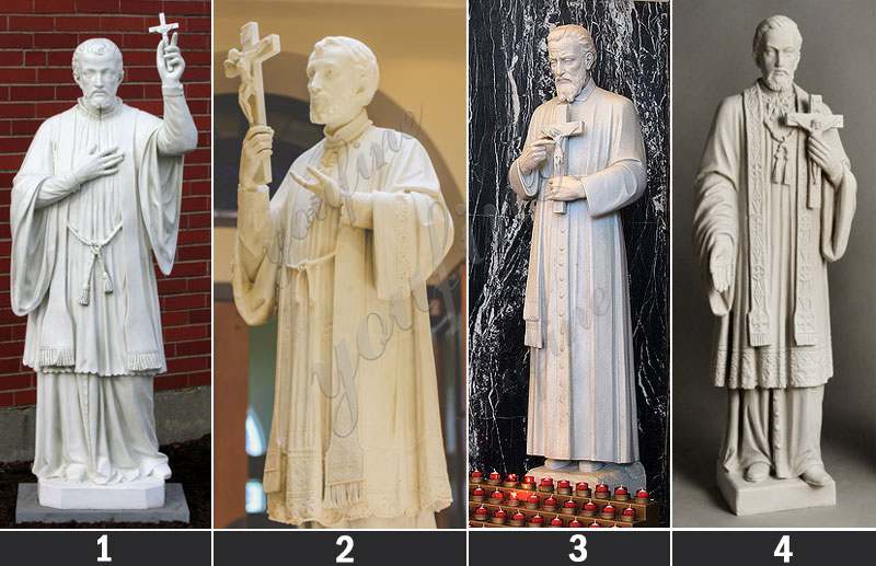Marble Statue of St. Francis Xavier