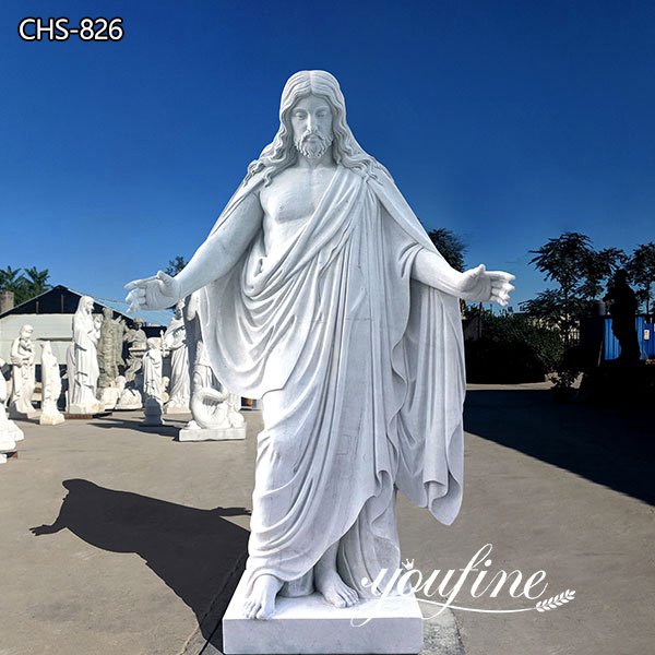 Life Size Marble Jesus Statue Church Decoration for Sale CHS-826