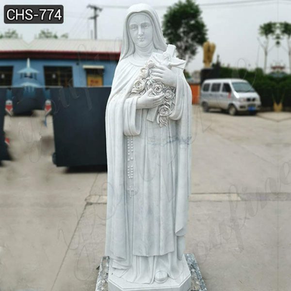 Life-size Hand-carving Blessed Teresa of Calcutta Marble Statue for Church supplier