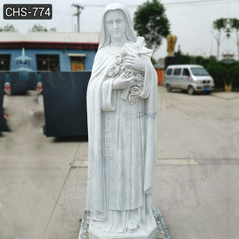 Life-size Hand-carving Blessed Teresa of Calcutta Marble Statue for Church CHS-774