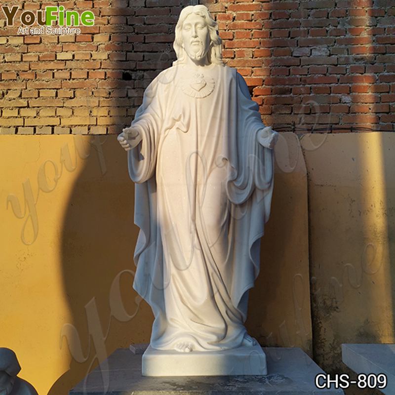 Life Size Marble Jesus Statue Outdoor Decoration Factory Supply CHS-809