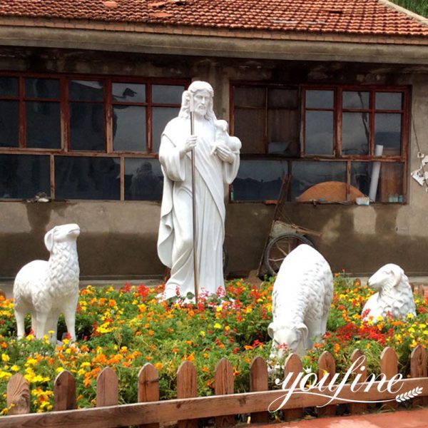Jesus shepherd statue -YouFine Sculpture