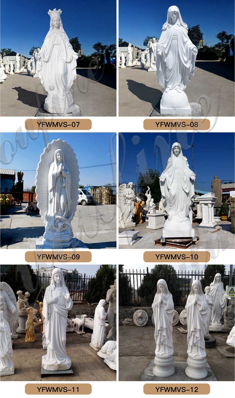 mother Mary marble statue -YouFine Sculpture