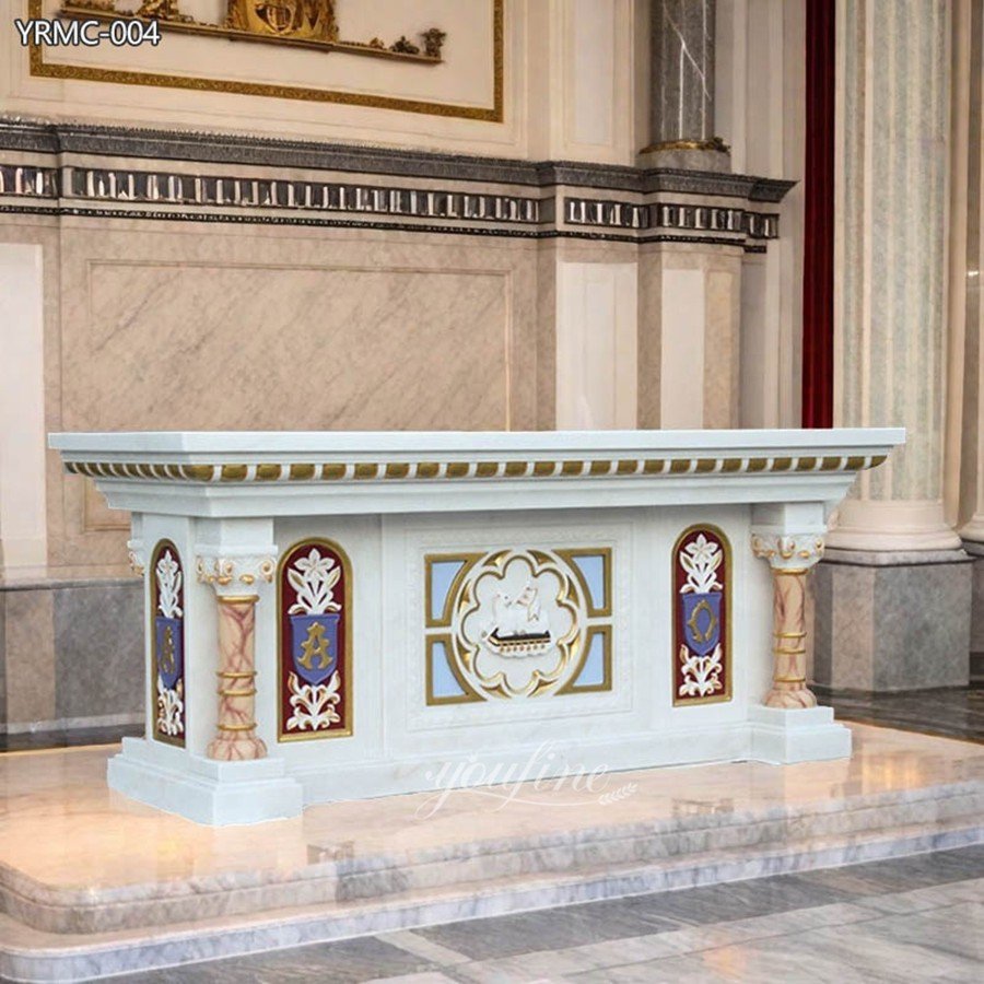 Custom Paint Marble church Altar for Sale