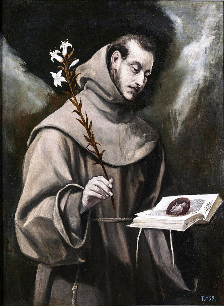 Anthony of Padua picture (El Greco)