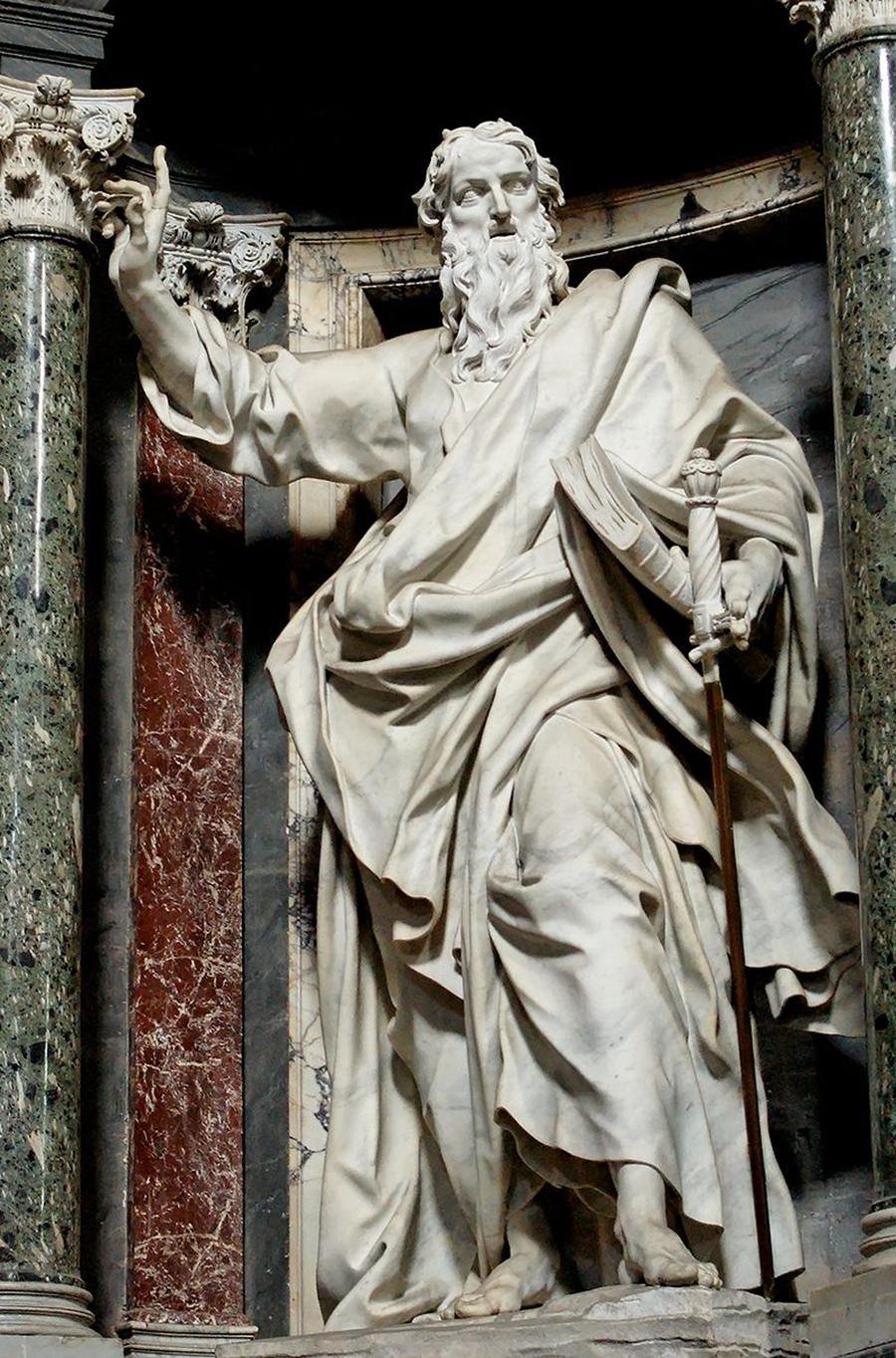 famous Saint paul statue indoor