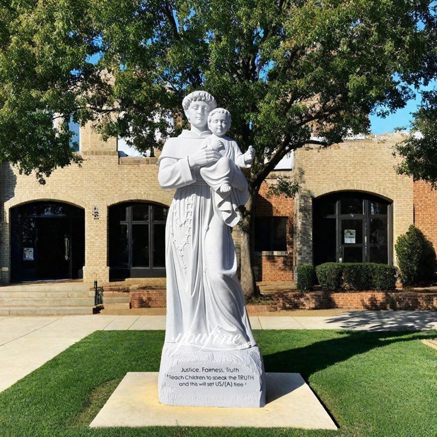 Anthony statue with baby jesus