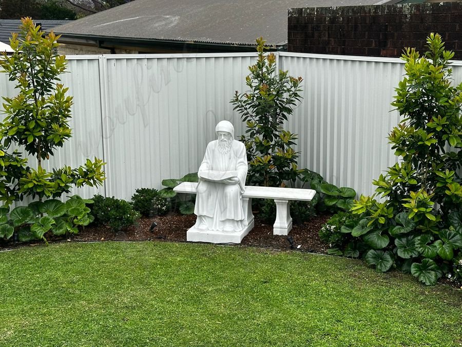 Durability and Long Life marble st Charbel statue outdoor