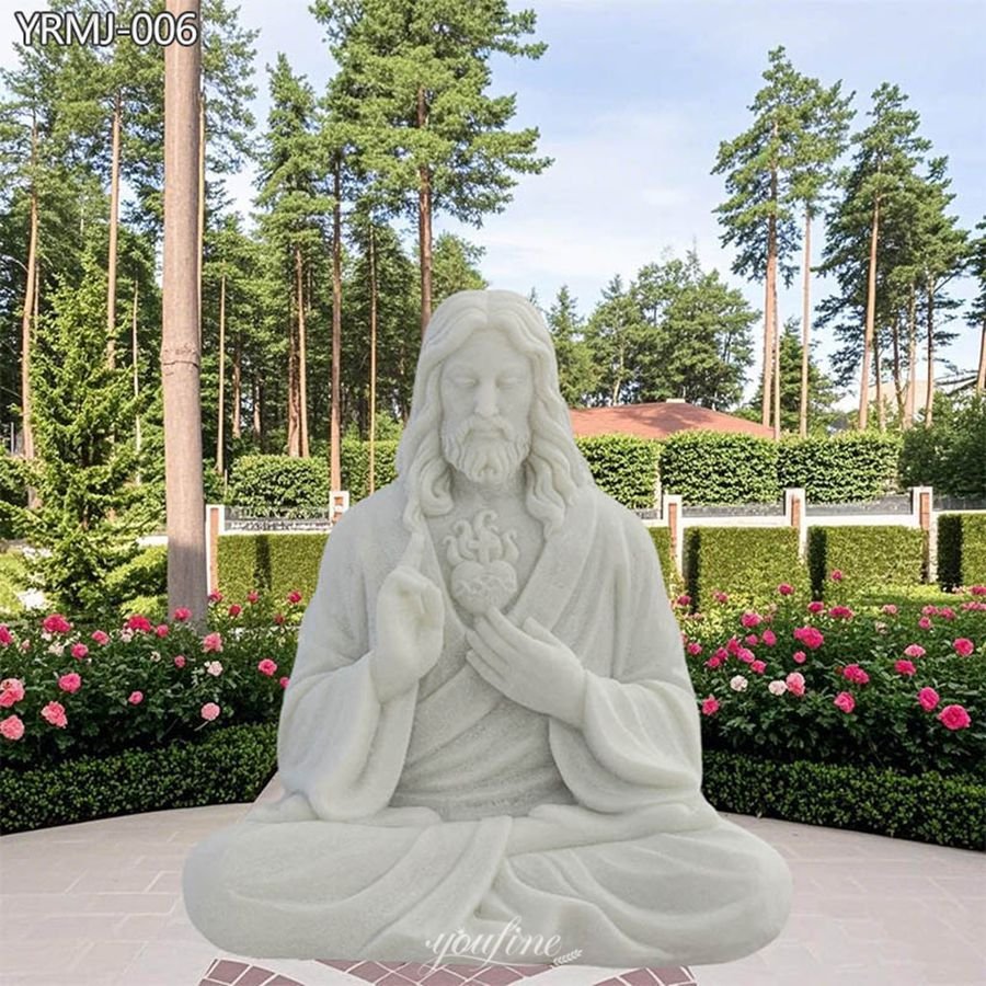 Jesus meditating statue for sale