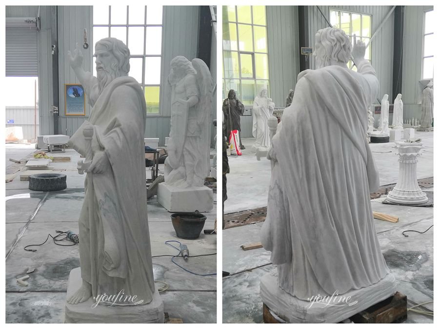 all details of st Paul statue