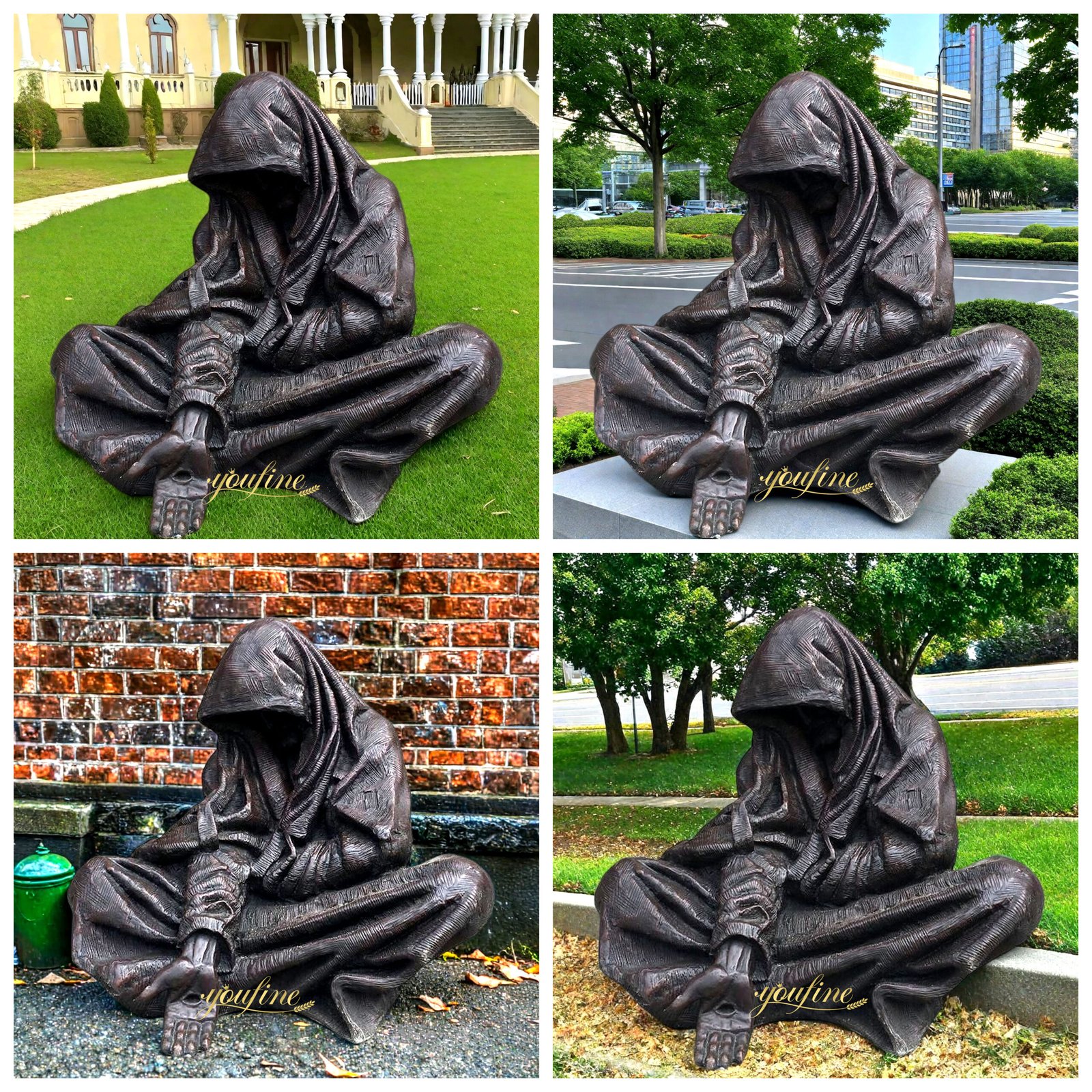 black Homeless Sculpture