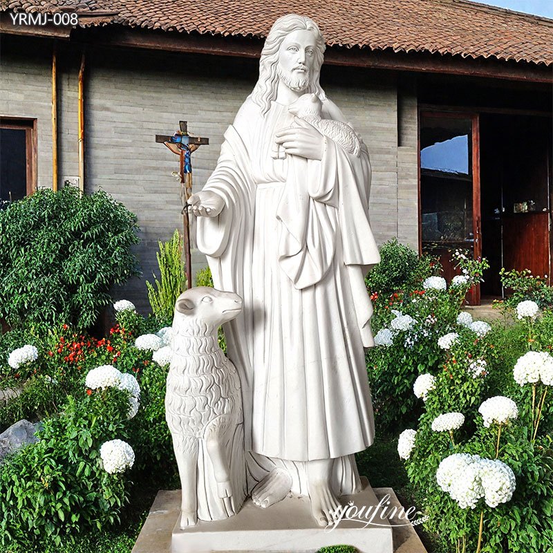Jesus Shepherd Statue
