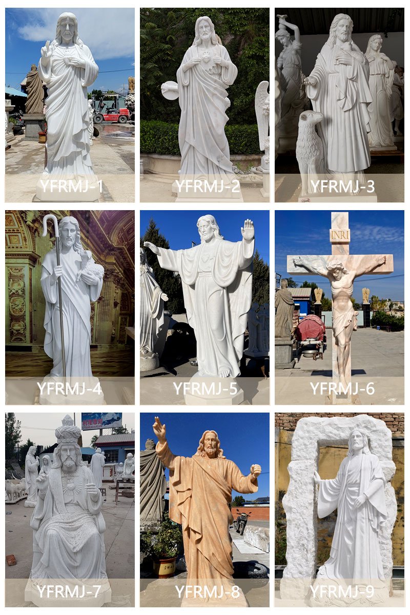 other marble jesus statue