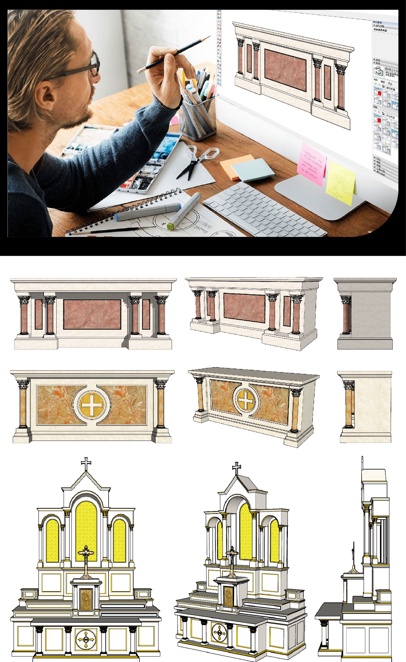 marble altar design