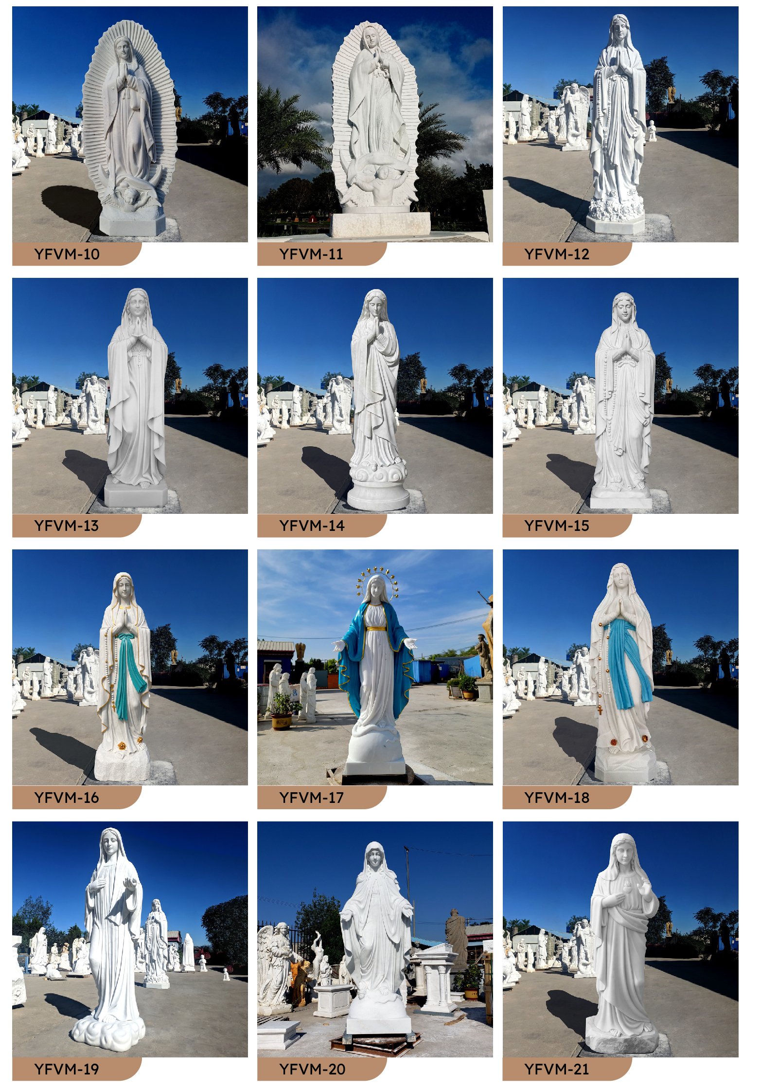 Marble Immaculate Conception Statue for Sale