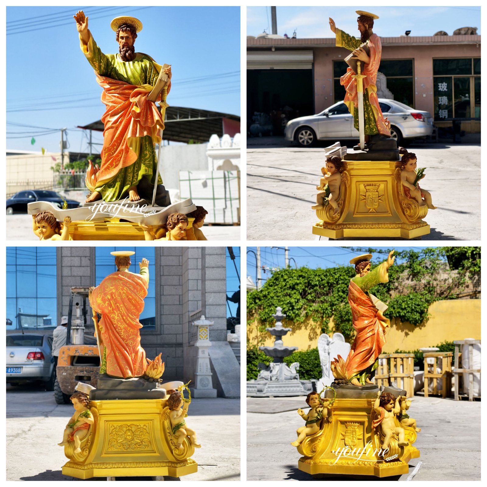 large Apostle Paul Statue
