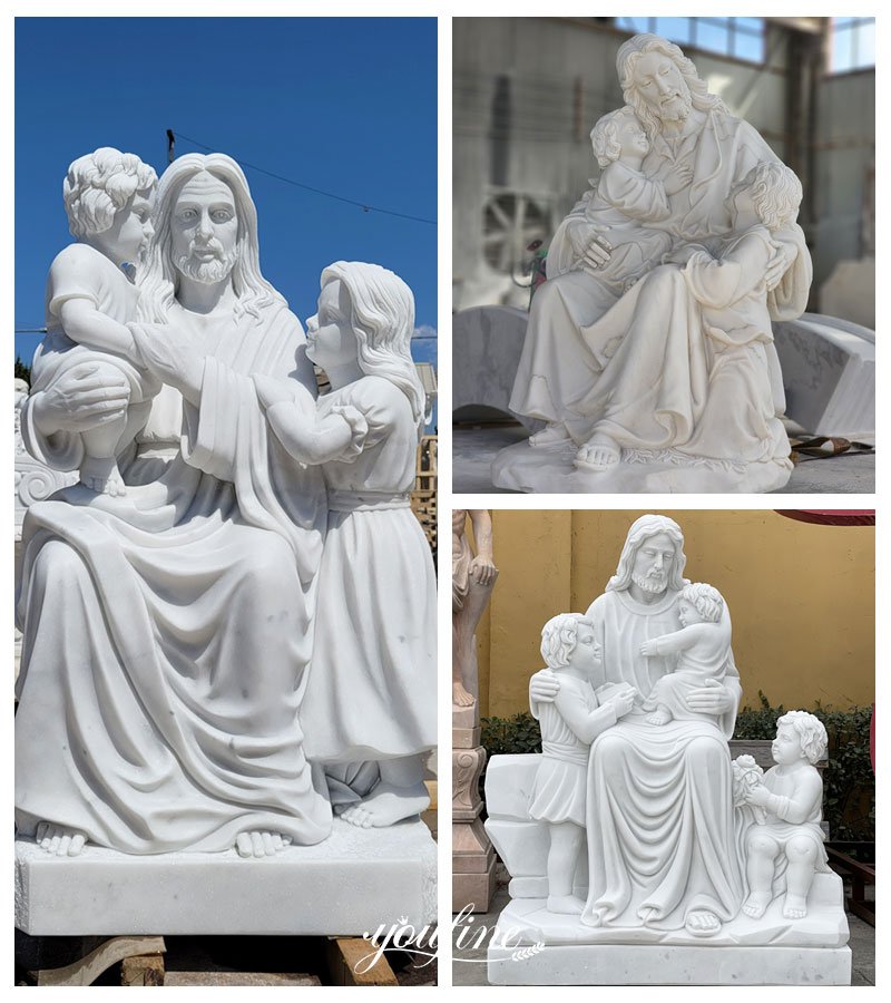 large Holy Jesus And Children