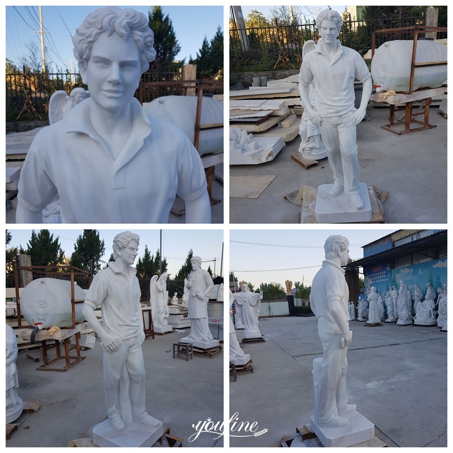 large Marble Carlo Statue