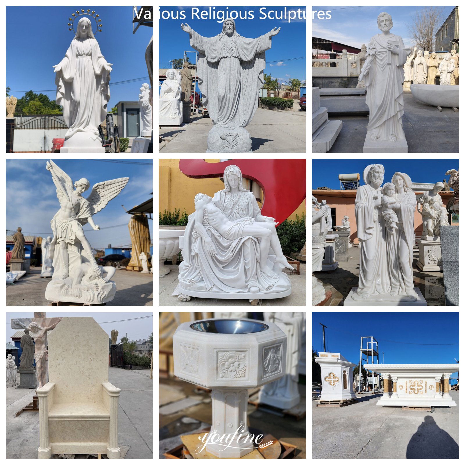 religious sculptures