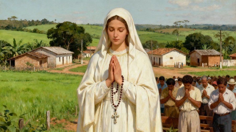 Brazilian Our Lady of Platina art