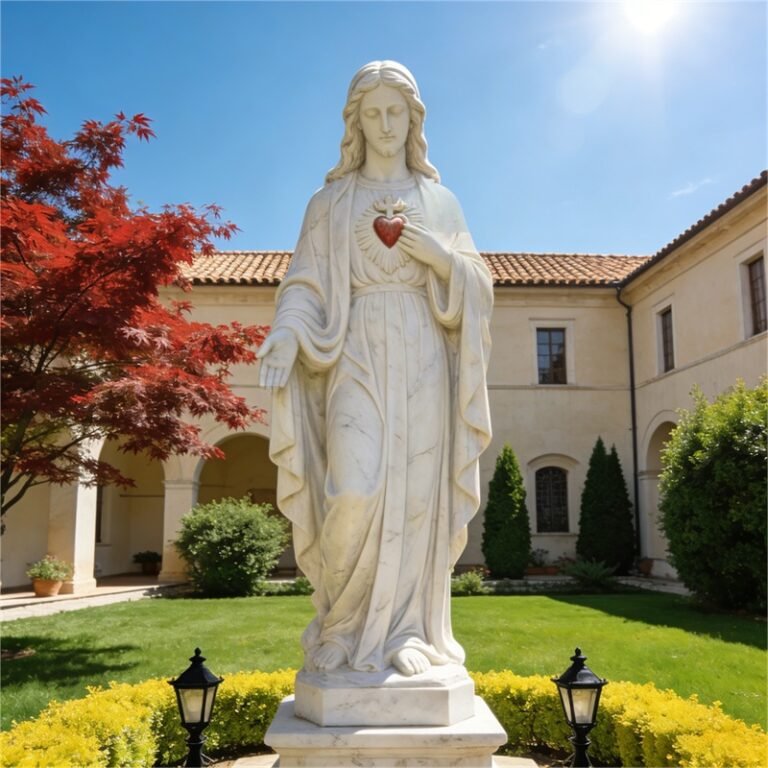 Marble statue of Jesus 21