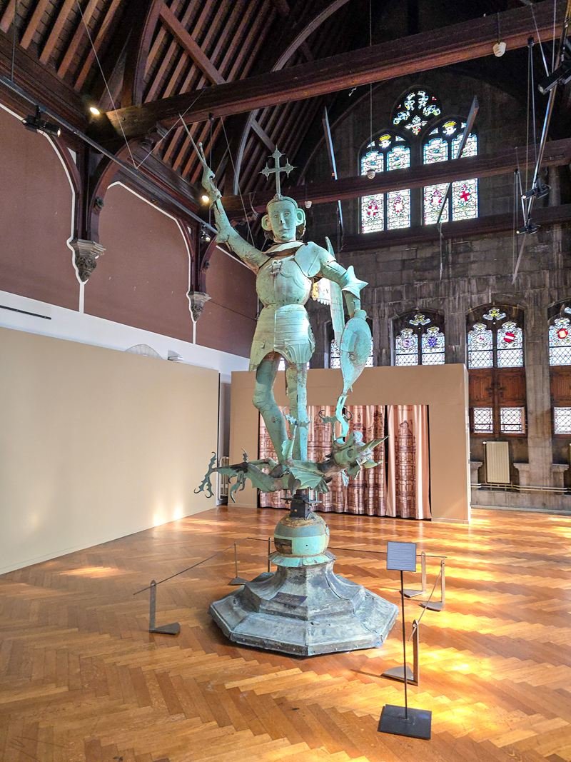 the famous Brussels Town Hall Statue