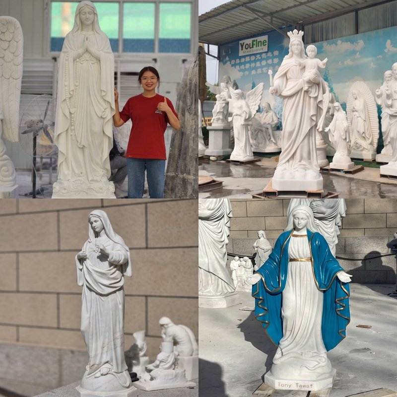 Different Types of Mary statues