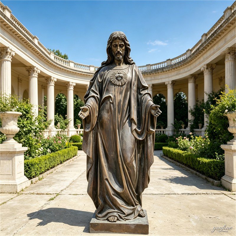 Jesus statue in the Catholic Church