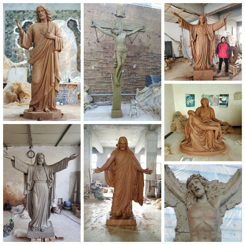 Clay model of Bronze Jesus Statues