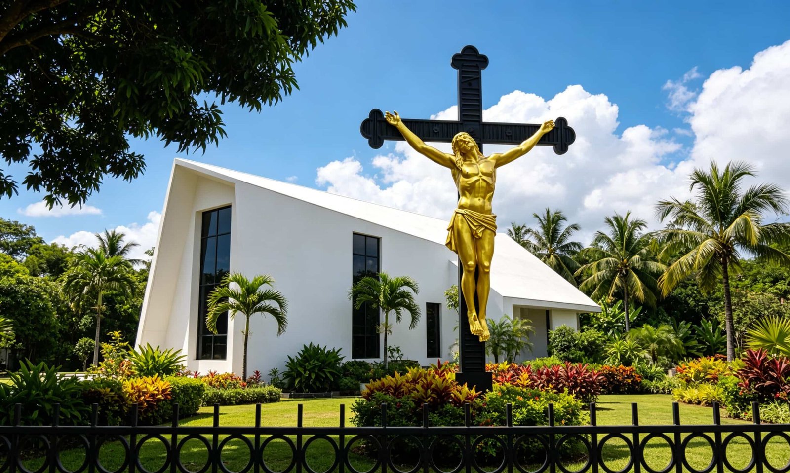 bronze jesus statue for catholic school