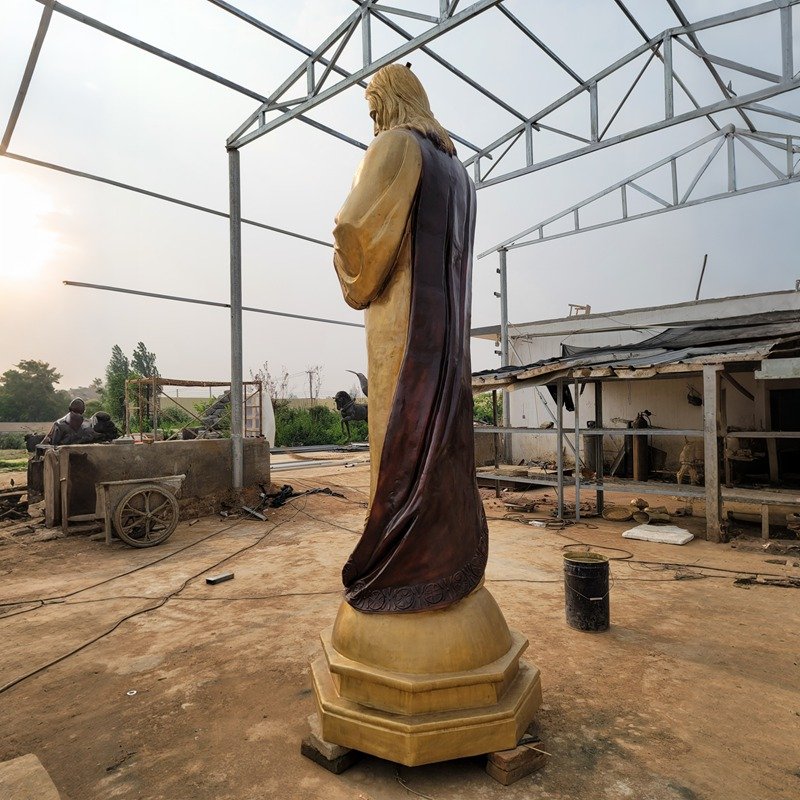 bronze Jesus statue