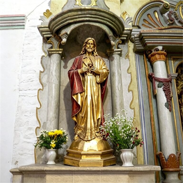 bronze Jesus statue