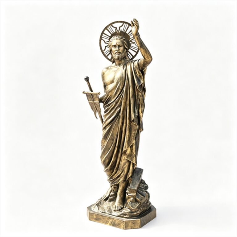 Bronze Statue of Risen Chirst