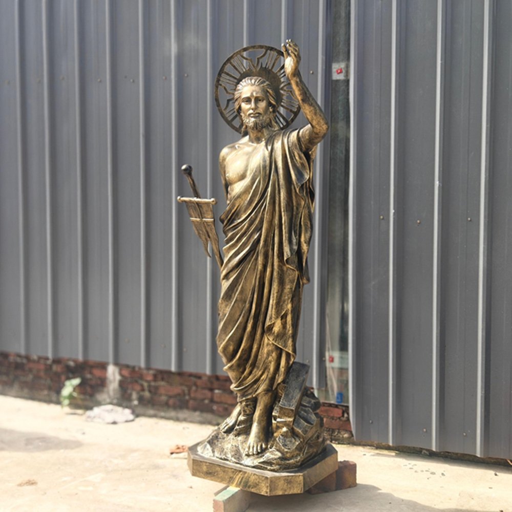 Bronze Statue of Risen Chirst