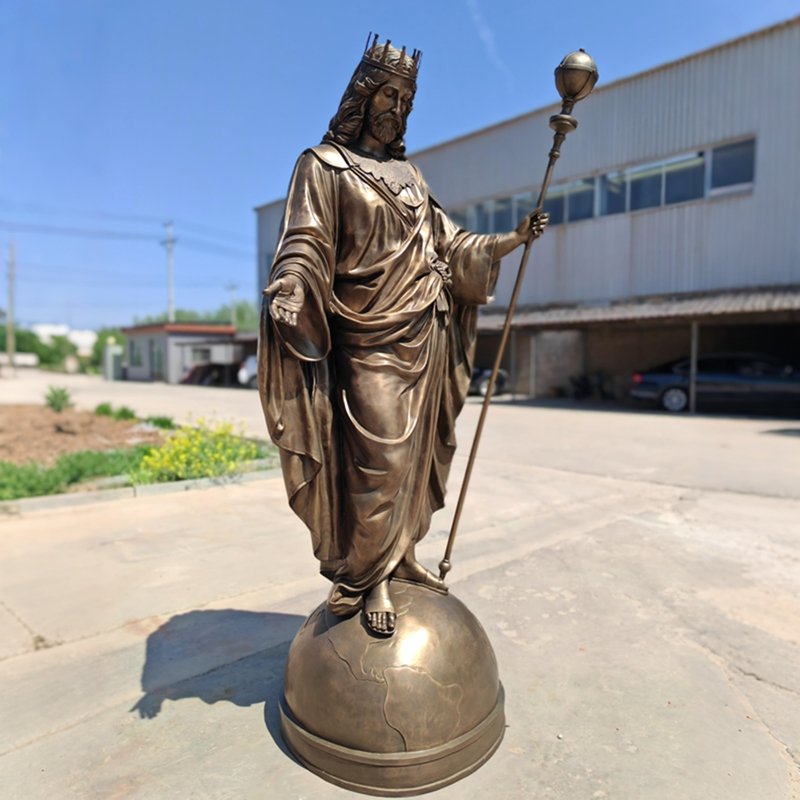 Bronze Jesus Christ the King for sale