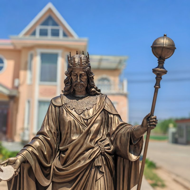 Bronze Jesus Christ the King for sale