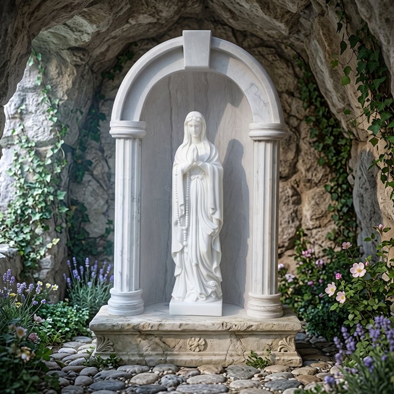 Marble Virgin Mary