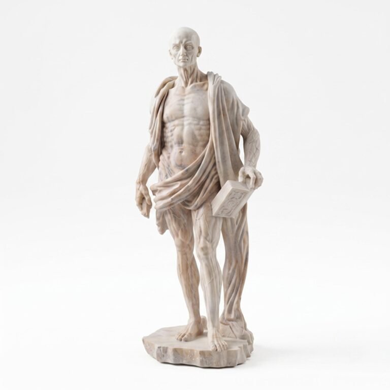 Saint Bartholomew Flayed statue