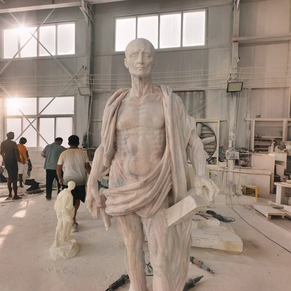 Marble St. Bartholomew Flayed Statue