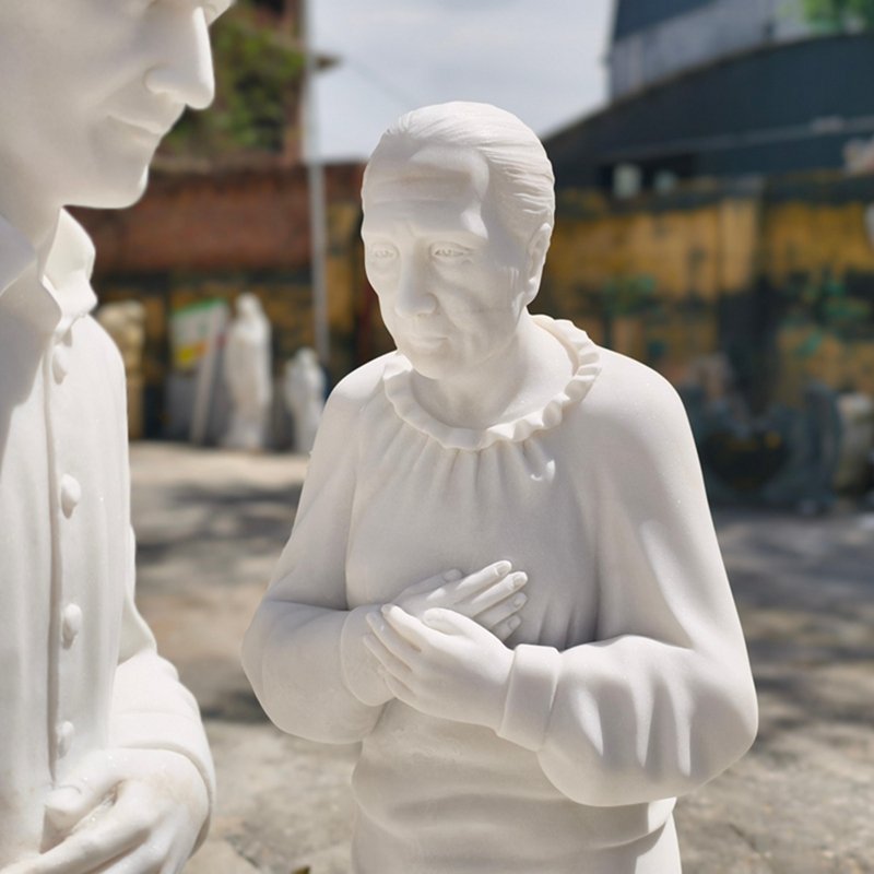 St. Isidore and St. Maria de la Cabeza Statue Set