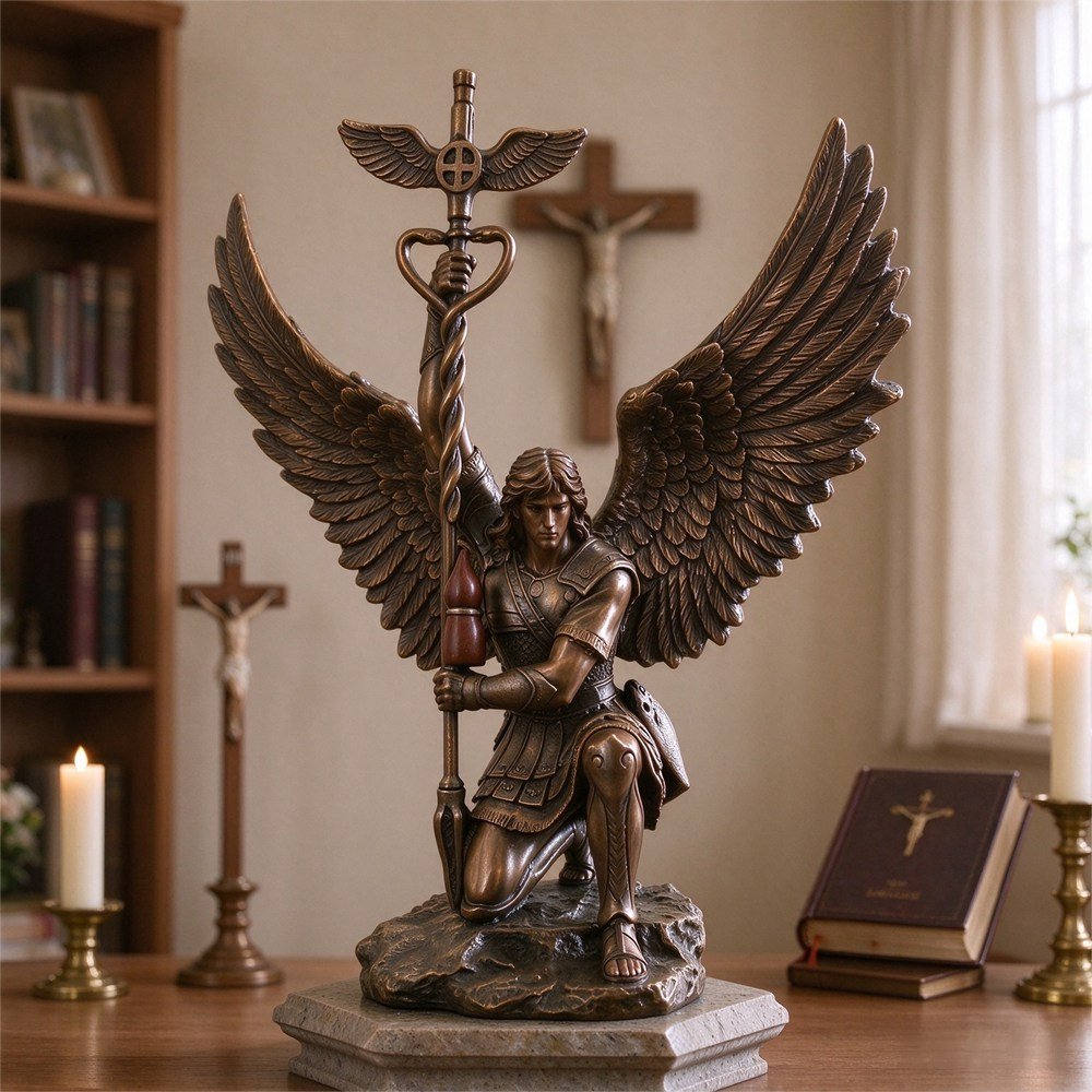 Archangel statues
