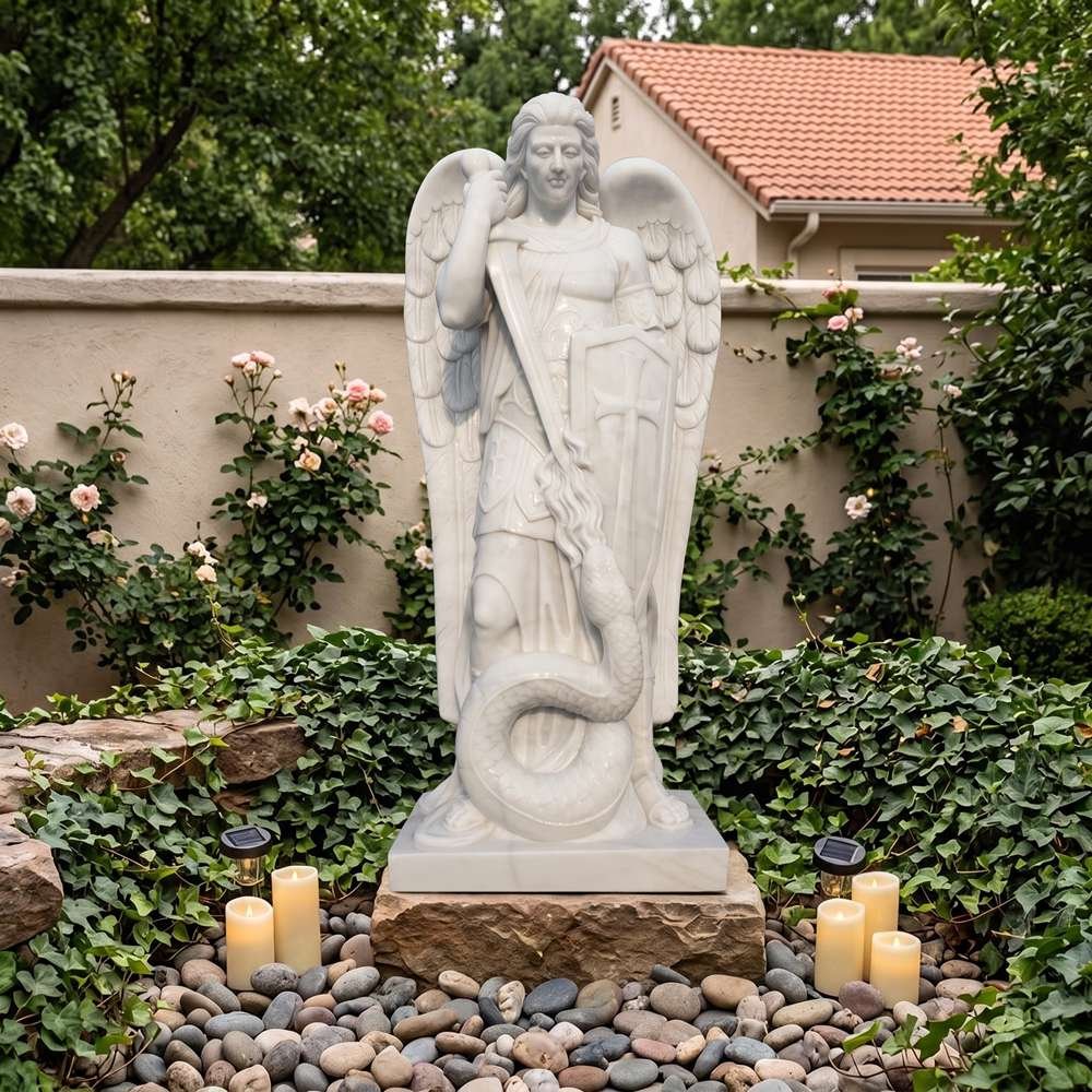 Archangel statues