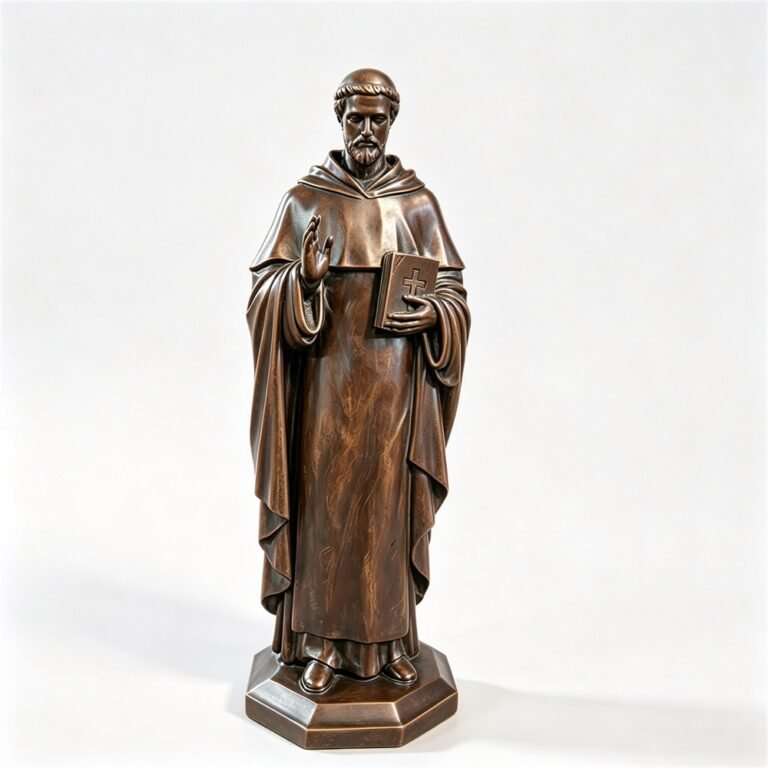 Bronze Saint Francis Statue0