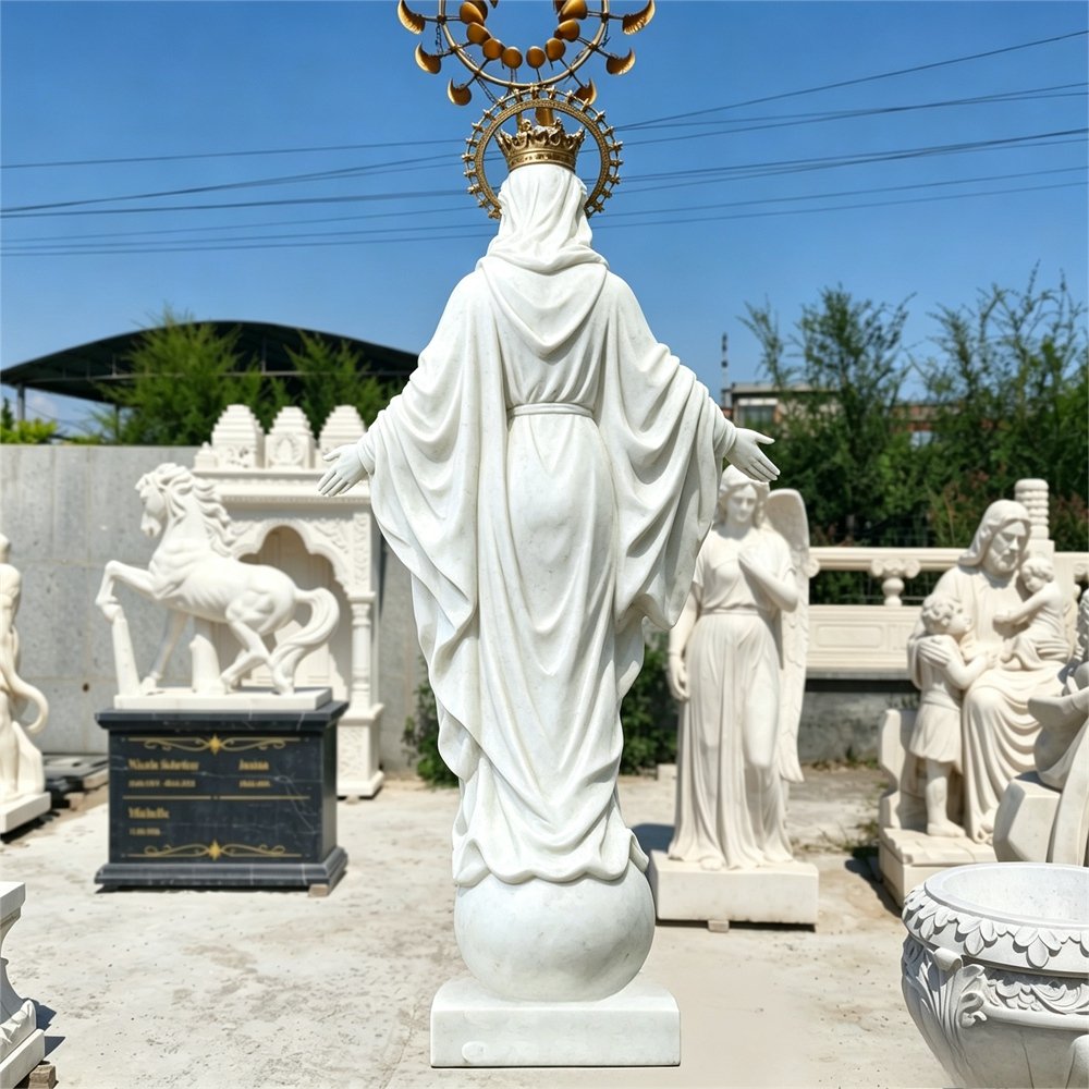 Life Size Our Lady of the Smile Statue
