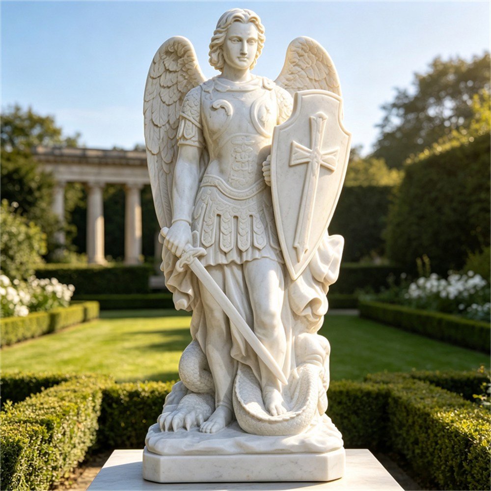 Saint Michael Garden Statue